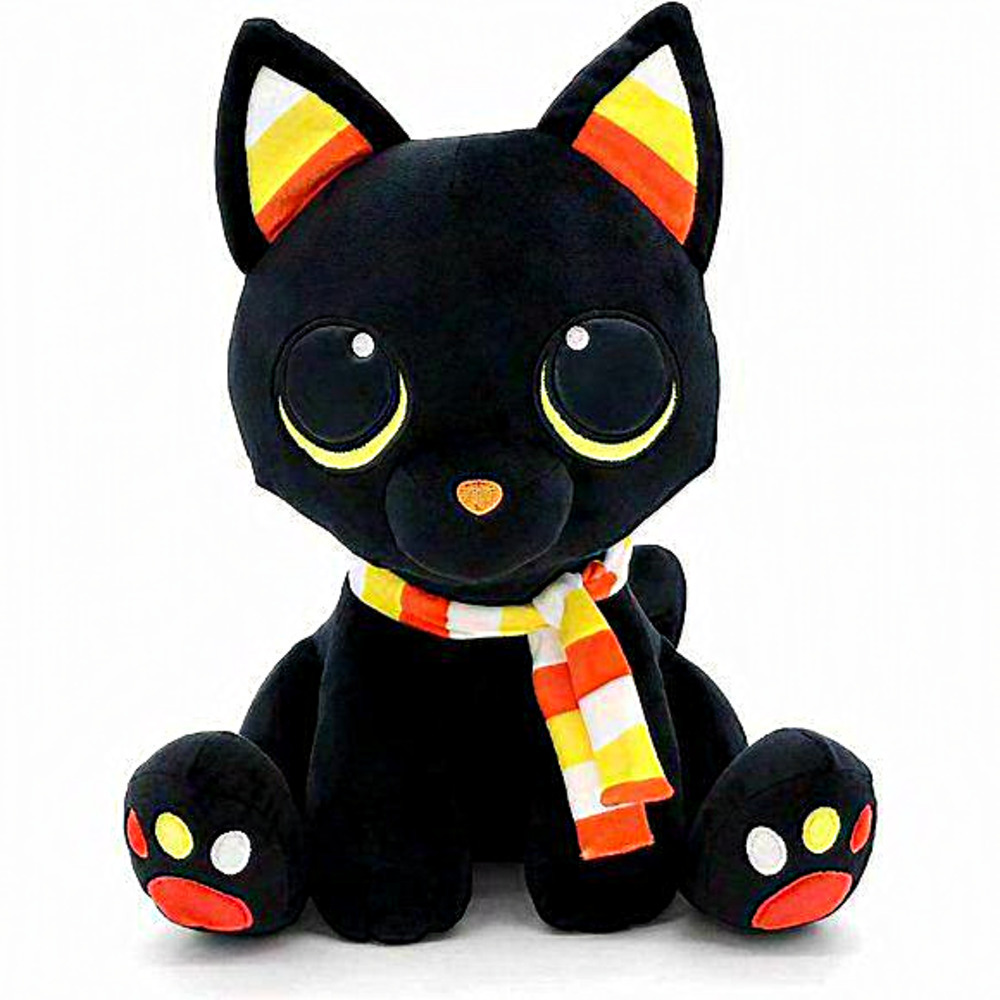 8 Inch Black Halloween Decor Stuffed Animals Cats Plushie‎ Toys